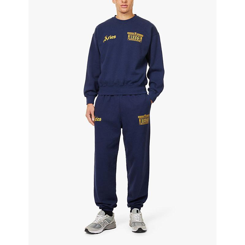 Aries X Arsenal 1886 Crew-Neck Relaxed-Fit Cotton-Jersey Aries X Arsenal 1886 Crew-Neck Relaxed-Fit Cotton-Jersey