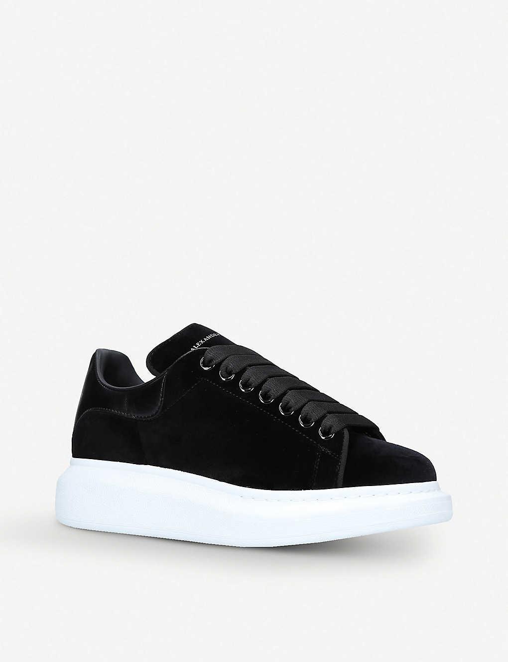 black and white velvet alexander mcqueen's