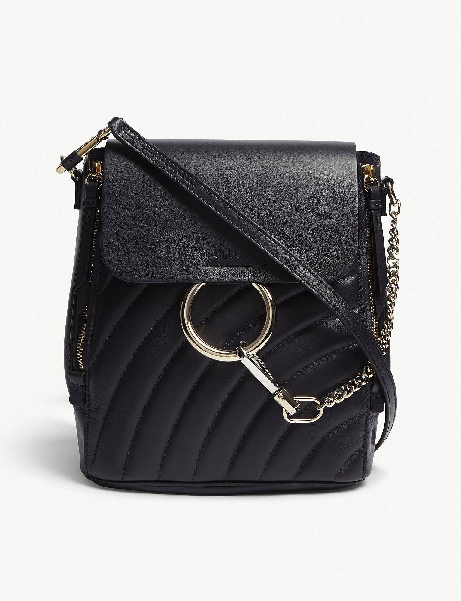 chloe faye backpack black