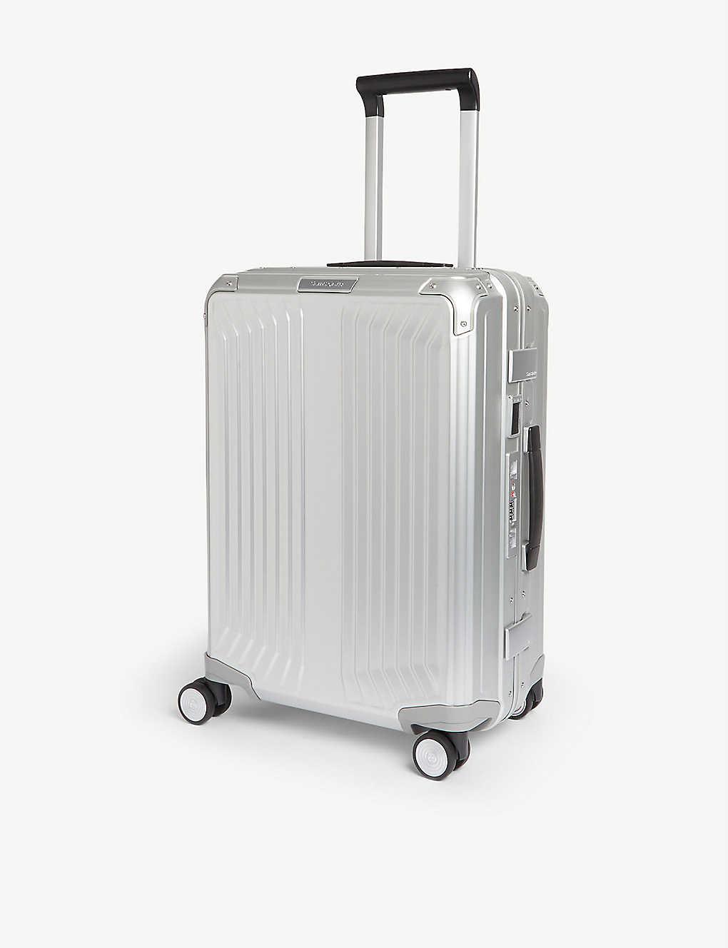 Samsonite Lite-box Alu Spinner Hard Case 4 Wheel Cabin Suitcase in Gray |  Lyst