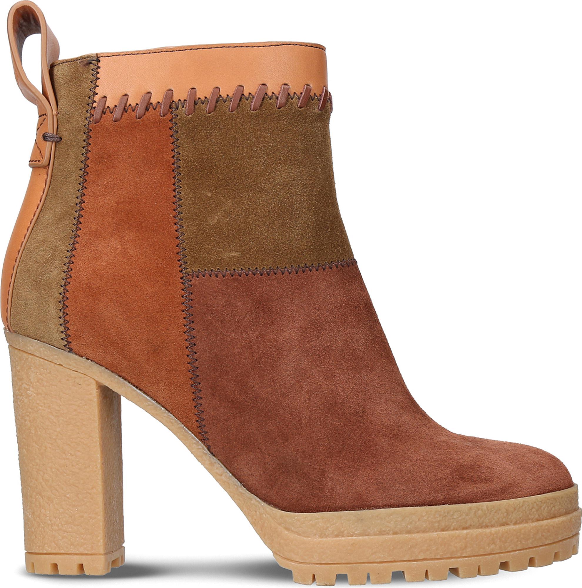 see by chloe suede bootie