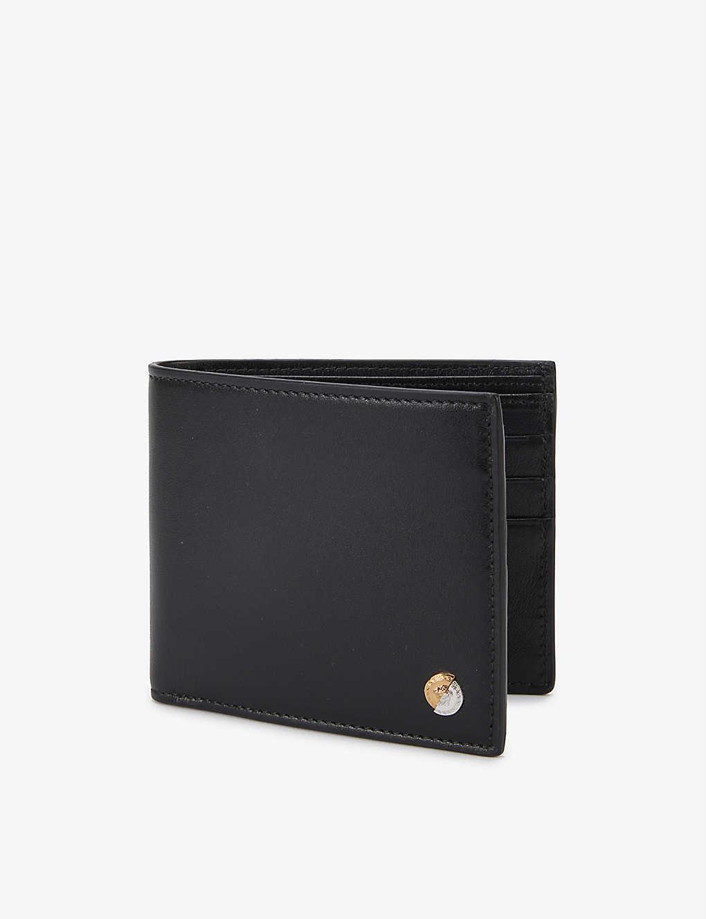 Black Goldback Leather Wallet