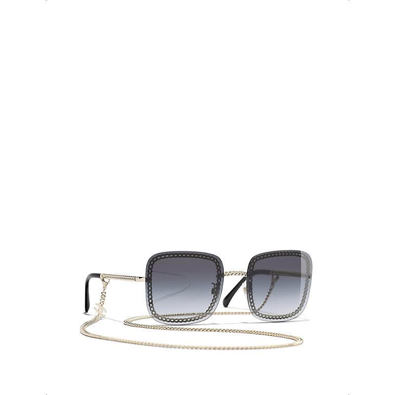 Chanel Square Sunglasses in Blue