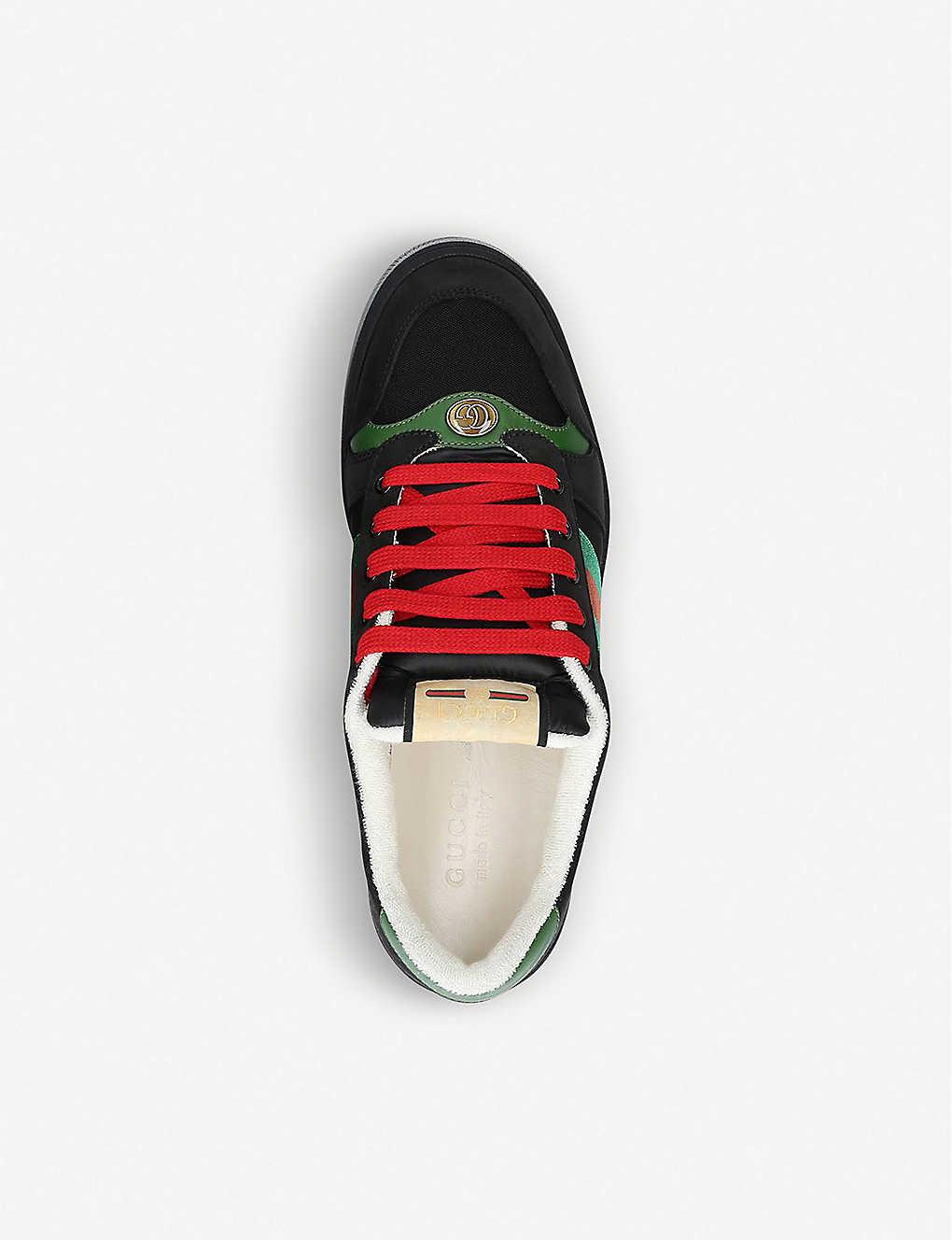 Gucci Virtus Suede Trainers in Black for Men Lyst