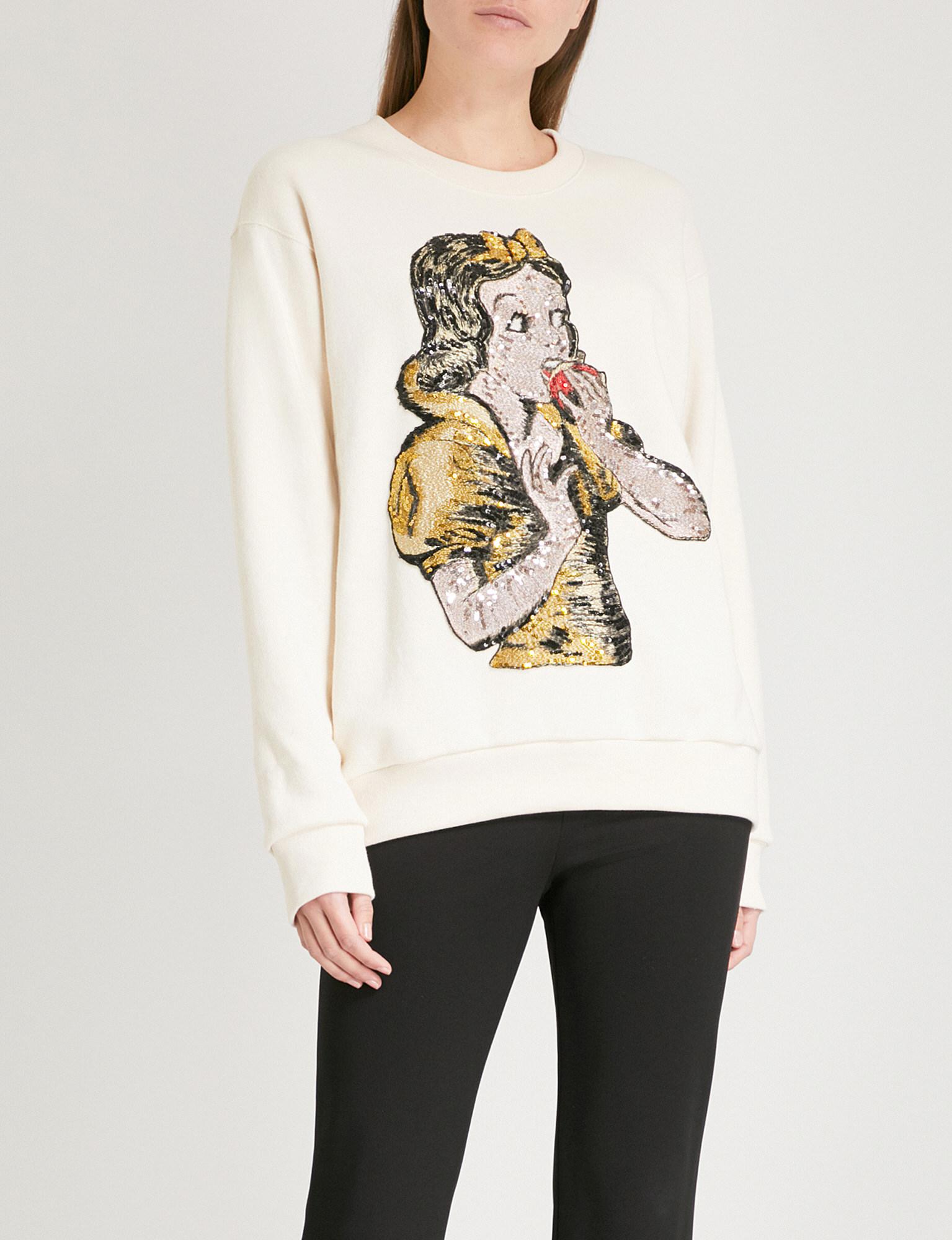 gucci snow white sweatshirt