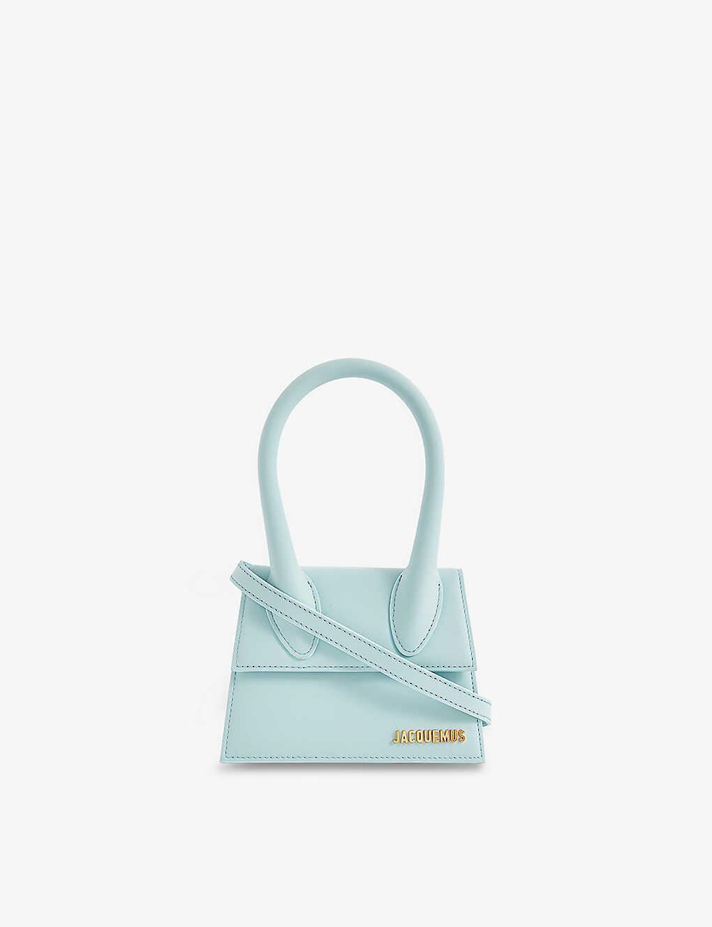Jacquemus Le Chiquito Medium Leather Top-handle Bag in Blue | Lyst