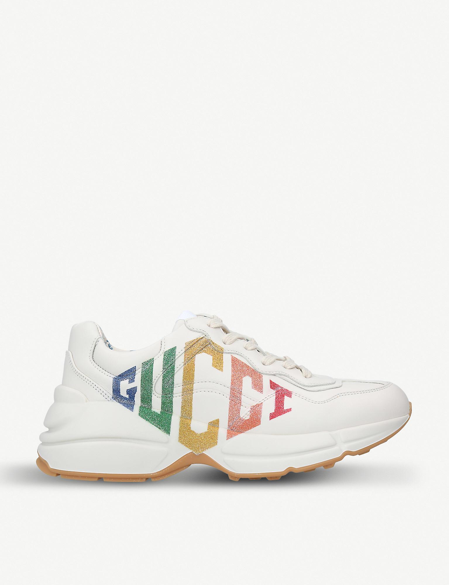 gucci rhyton trainers