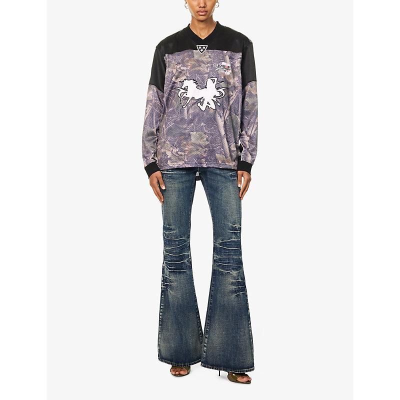 【JADED LONDON】RESIDENT HATER トップ Resident Hockey Camo Top | Jaded London | Clothing