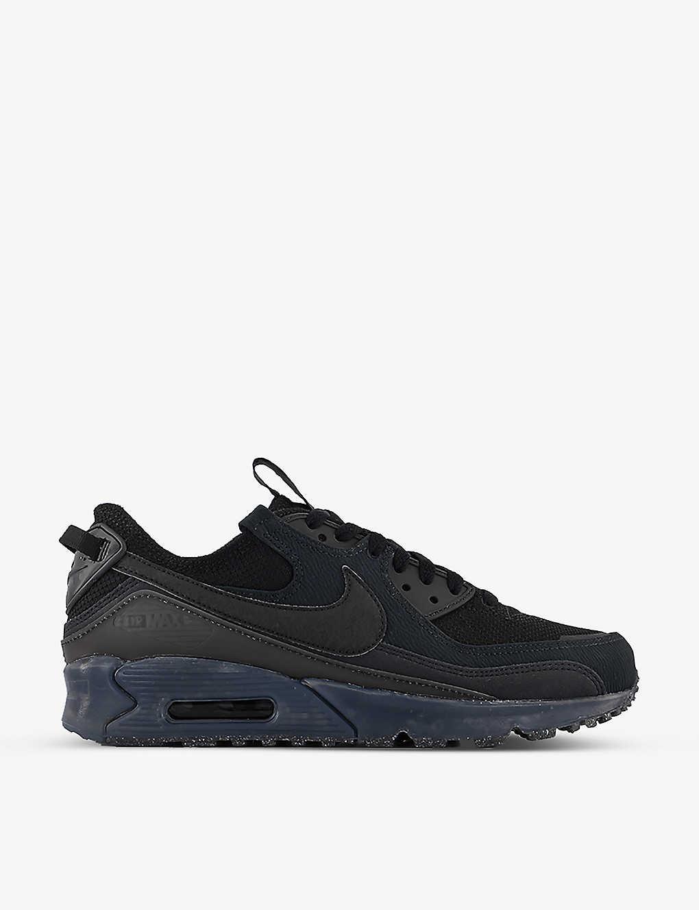 Nike Air Max Terrascape 90 Textile Low-top Trainers in Black for Men | Lyst