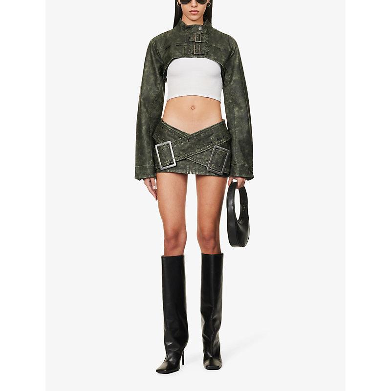 Jaded London Assassin High-neck Regular-fit Woven Jacket in Black