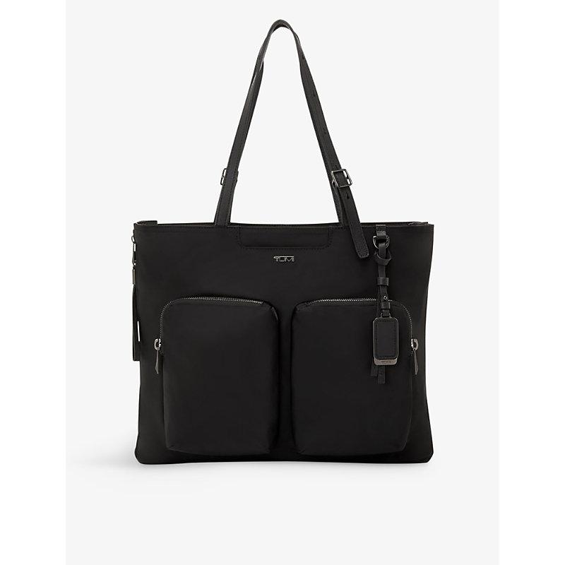 Tumi Cody Expandable Logo badge Nylon Tote in Black Lyst