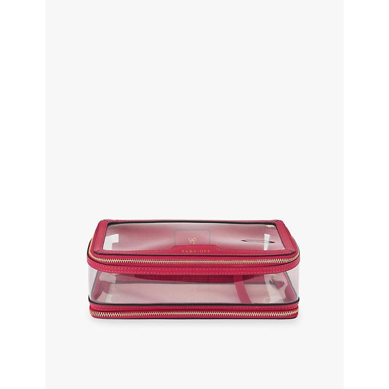 Anya Hindmarch In flight Recycled nylon Cosmetics Case in Red Lyst