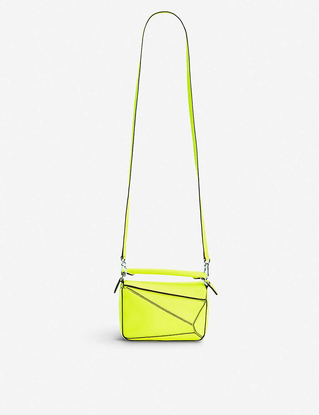 neon yellow mini bag