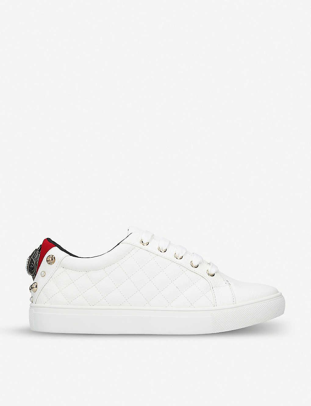 kurt geiger womens white trainers
