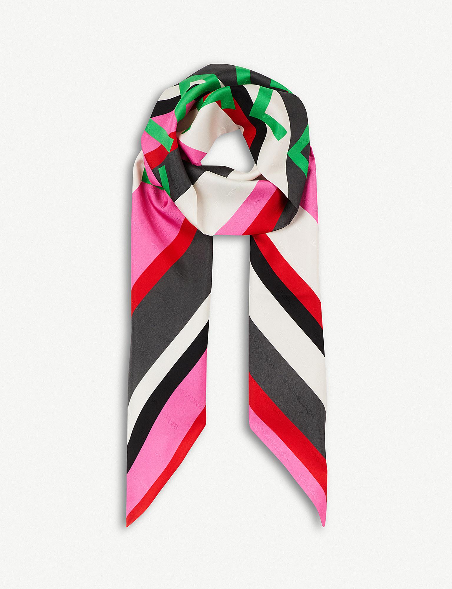 Silk scarf Balenciaga Multicolour in Silk - 24284235