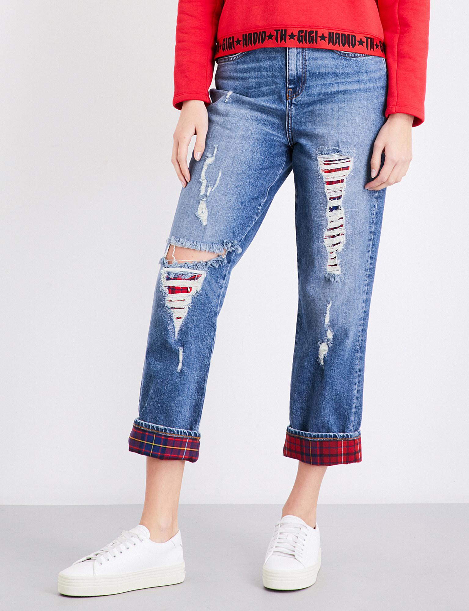 ５５％以上節約 jeans skinny Hadid Gigi Hilfiger Tommy - デニム/ジーンズ