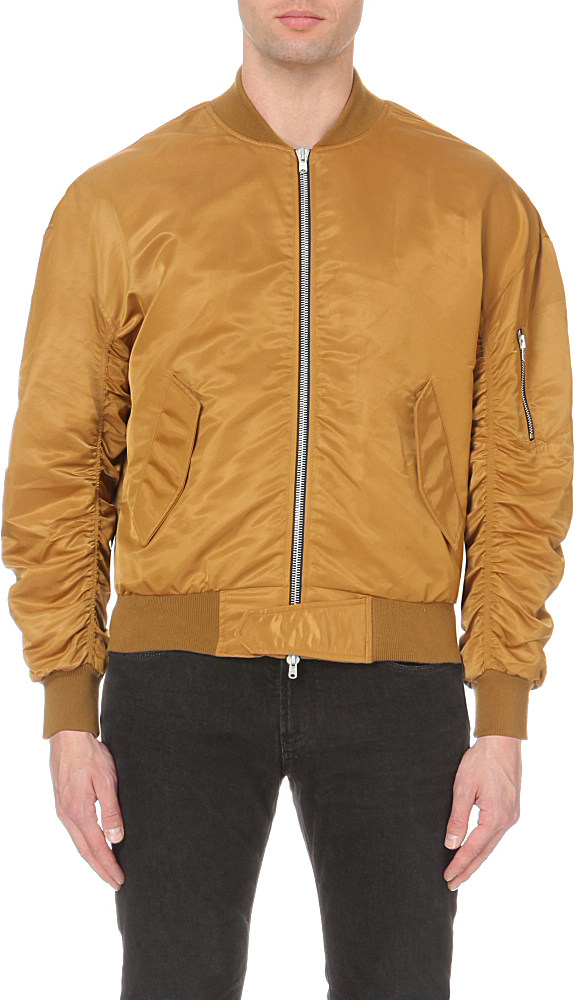 Fear Of God The Fourth Collection Satin Bomber Jacket in Brown for 