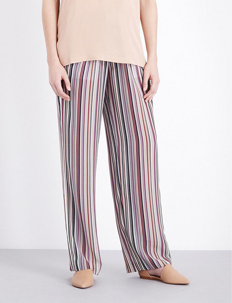 Theory striped pants Clearance
