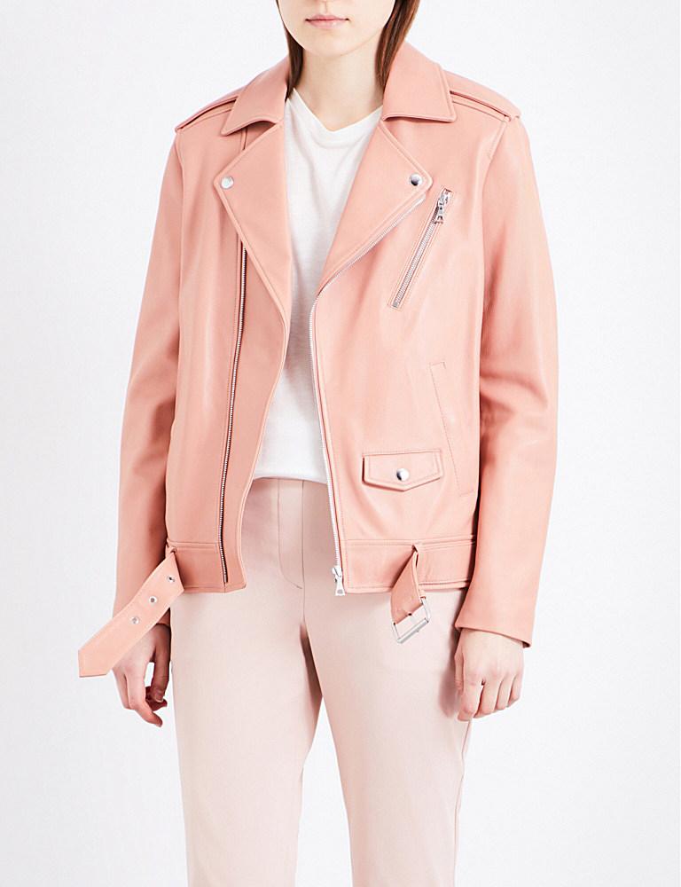 theory pink jacket