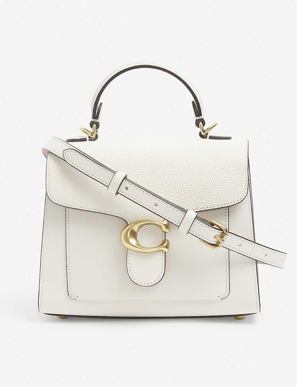 COACH Tabby Top Handle Bag 20 in White | Lyst Canada