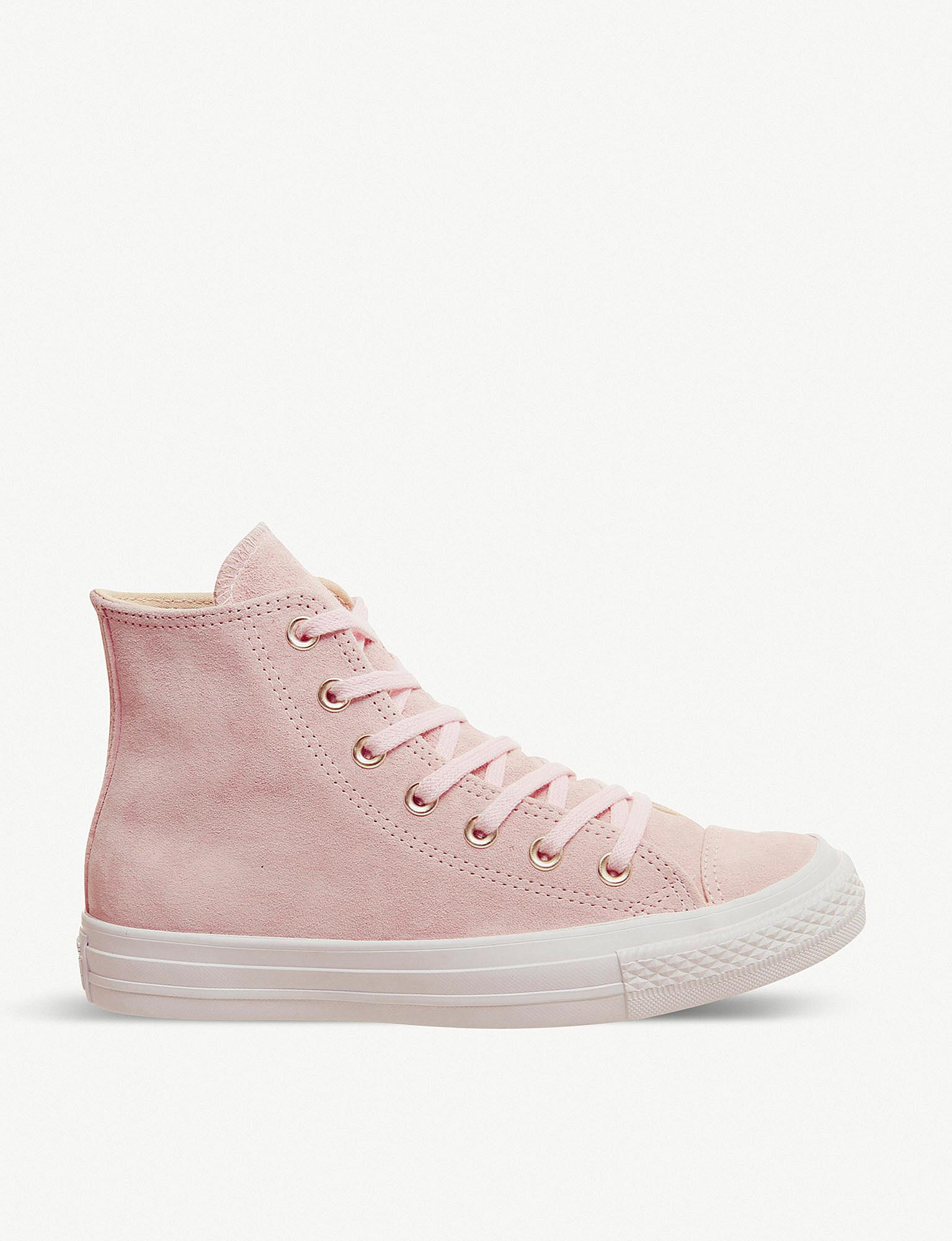 light pink high top converse