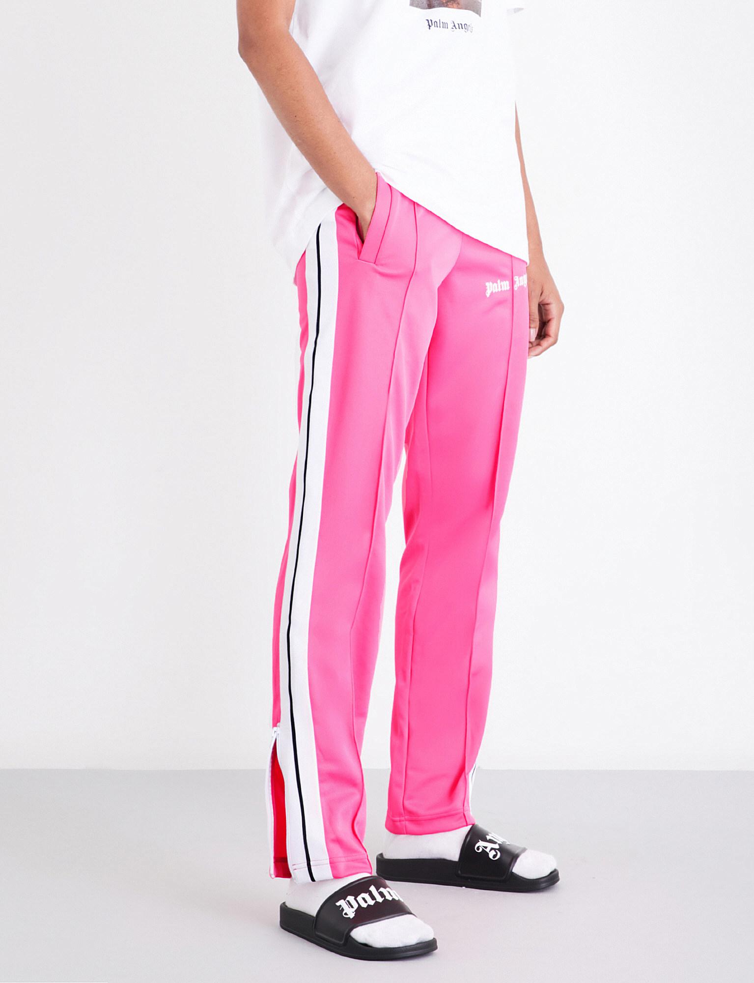 palm angels pink joggers