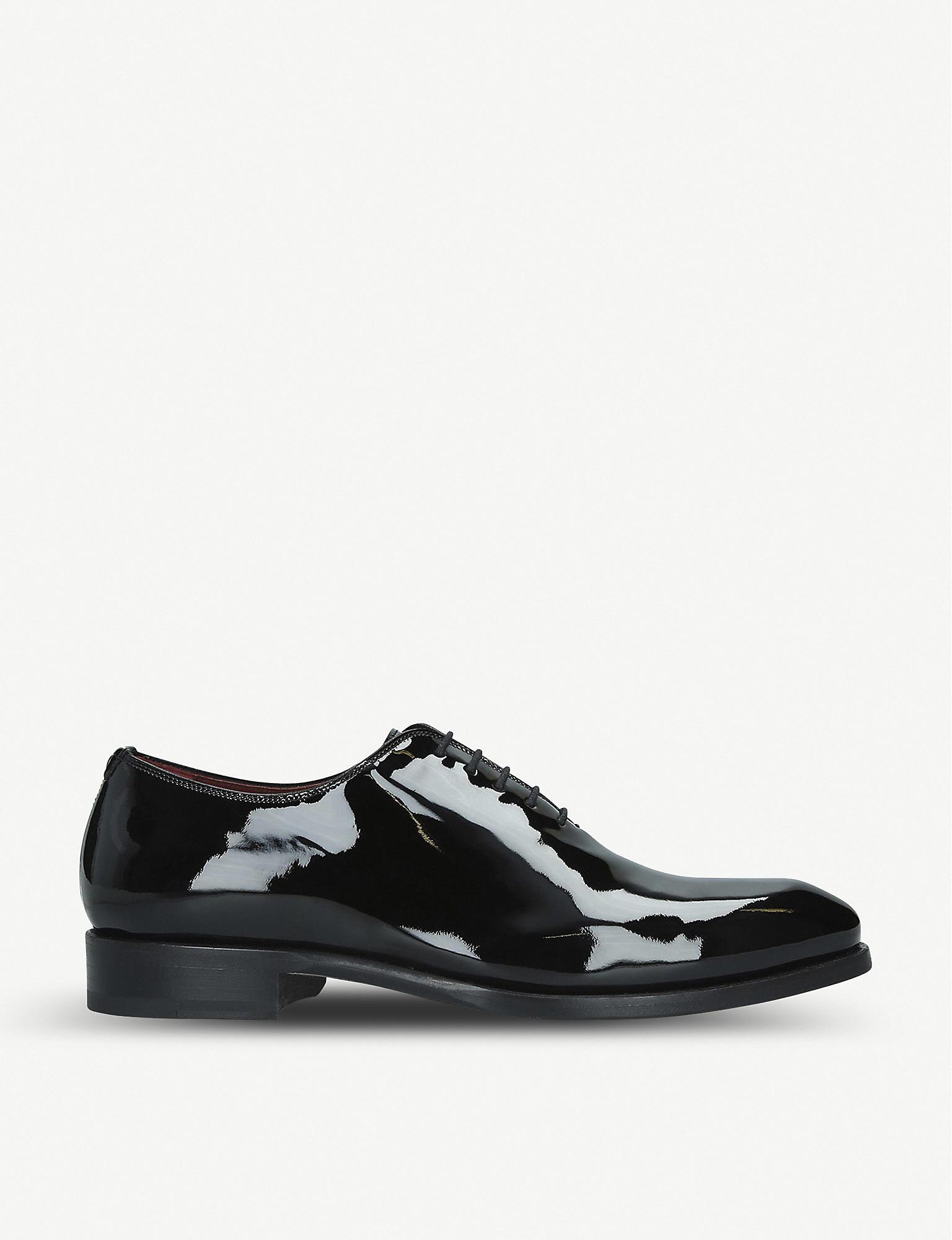 Magnanni Wholecut Patent Leather Oxford 