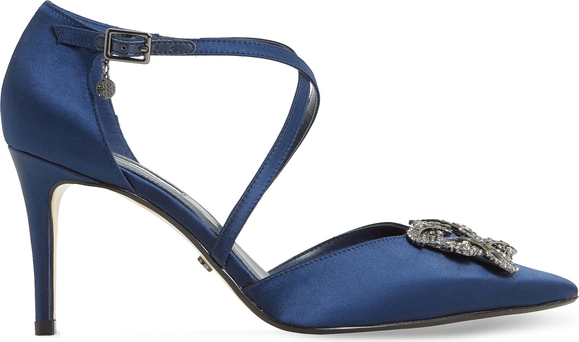 navy court shoes dune