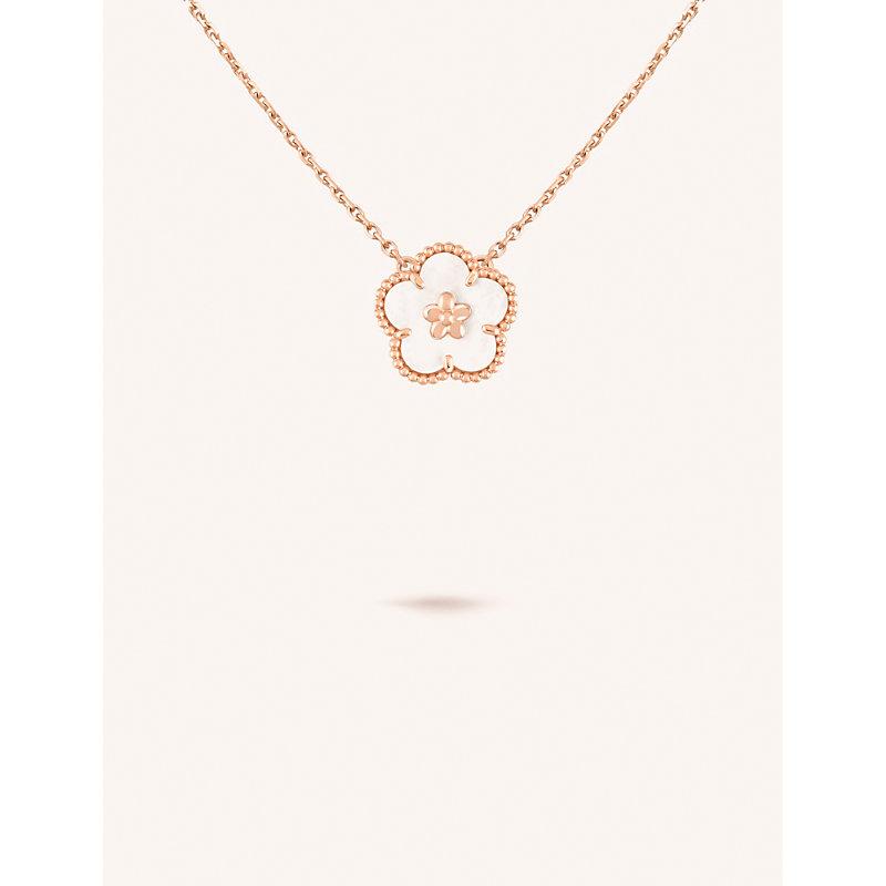 Van Cleef Arpels Lucky Spring Plum Blossom 18ct Rose gold And