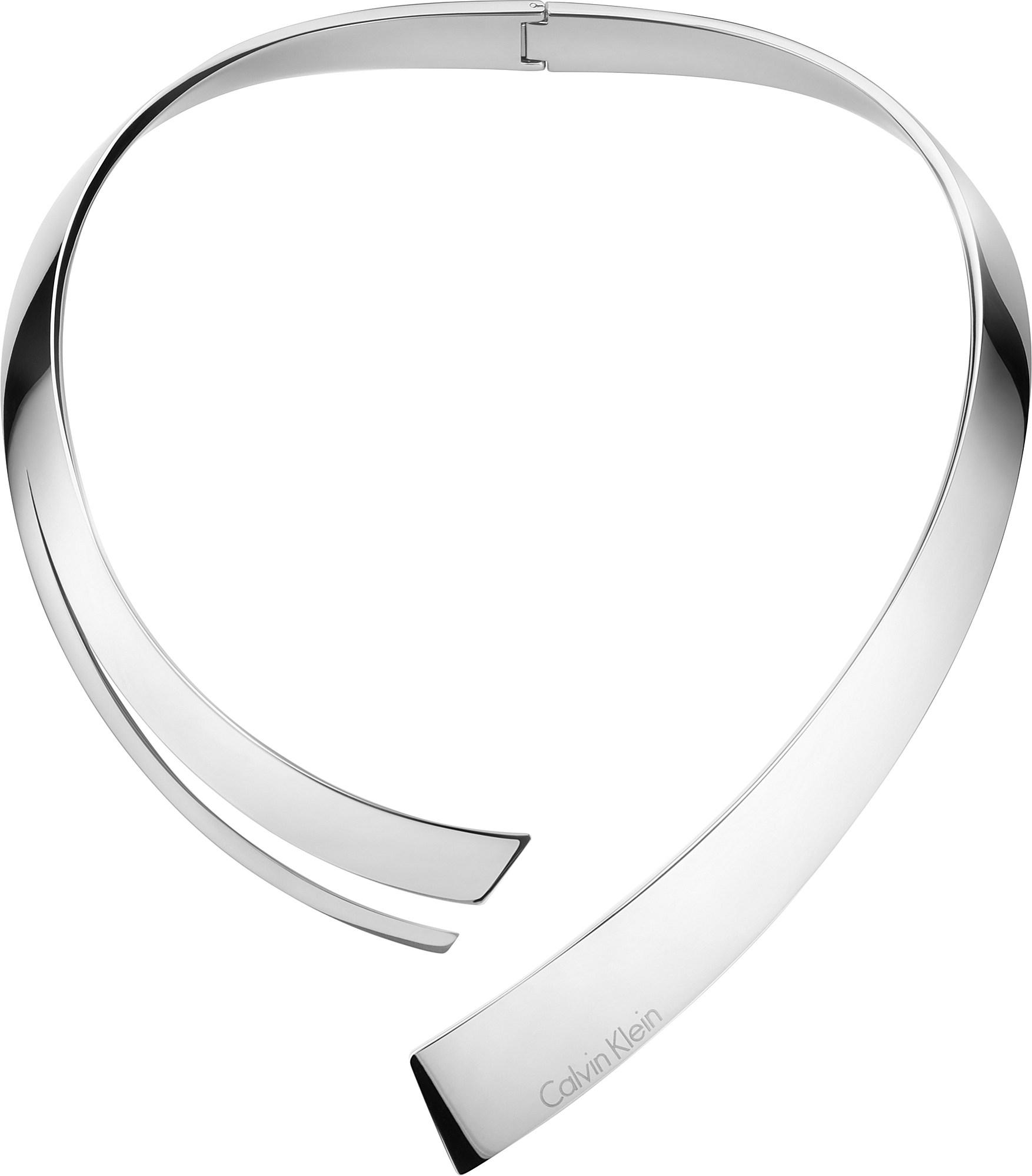 Calvin Klein Beyond Silver tone Stainless Steel Hinged Choker Necklace Kj3umj000100 in Metallic Lyst UK