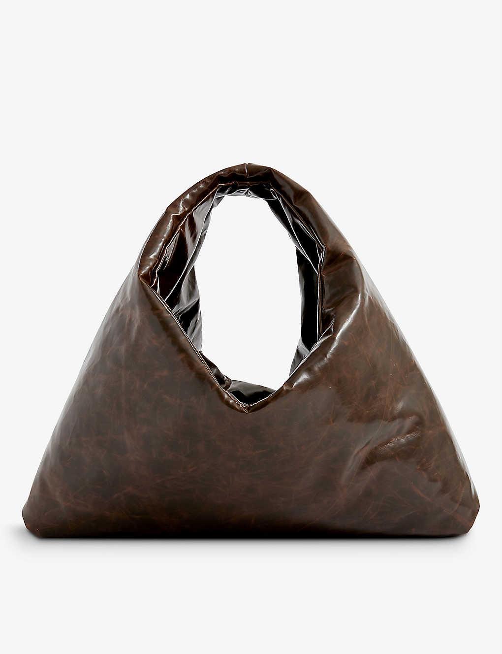 Kassl Anchor Slouchy Fauxleather Bag in Brown Lyst