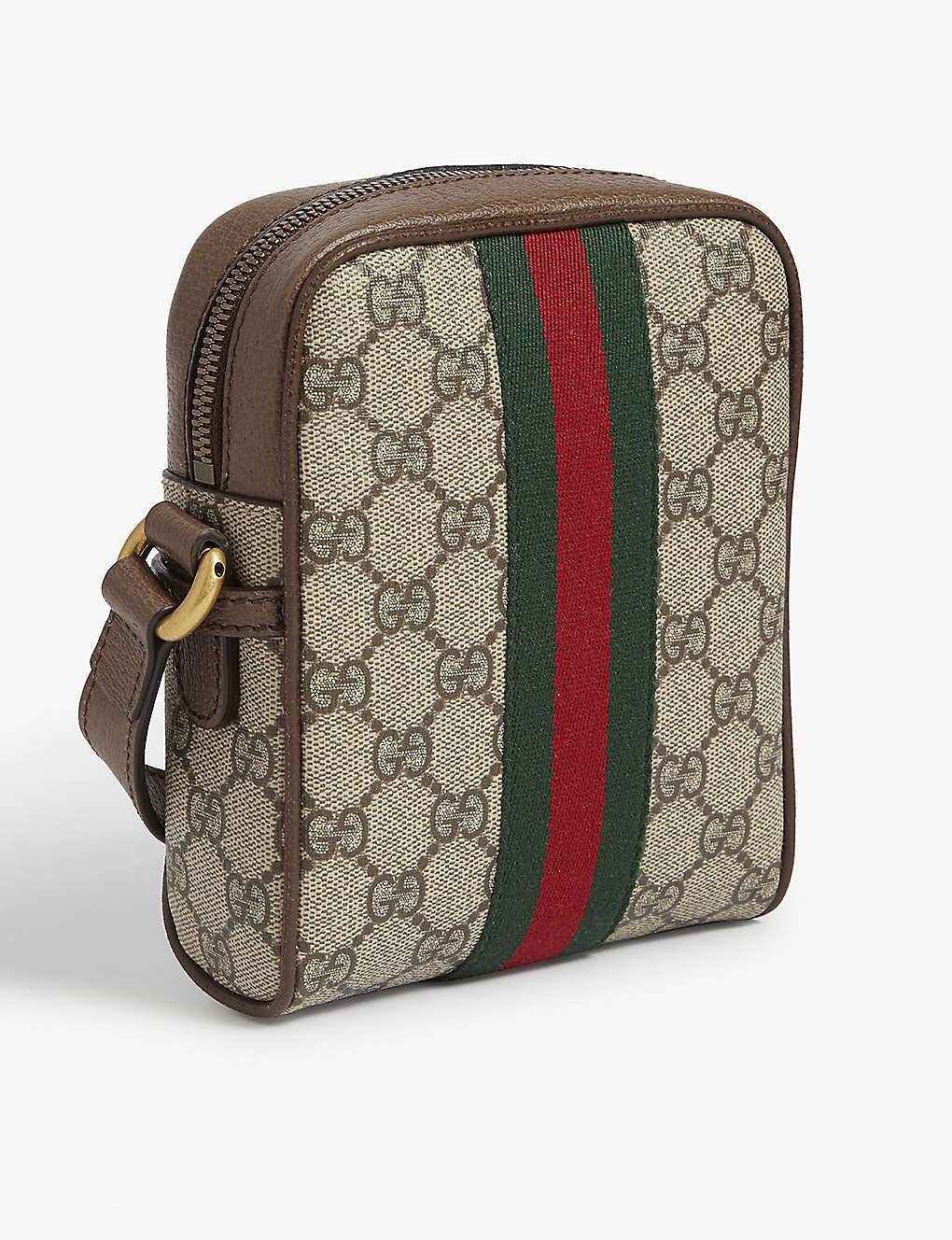 Gucci Canvas Ophidia Small Messenger Bag in Beige (Natural) for Men - Lyst