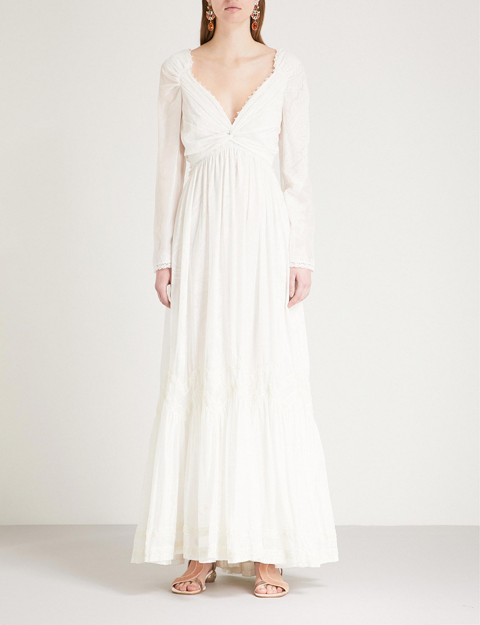 etro white dress
