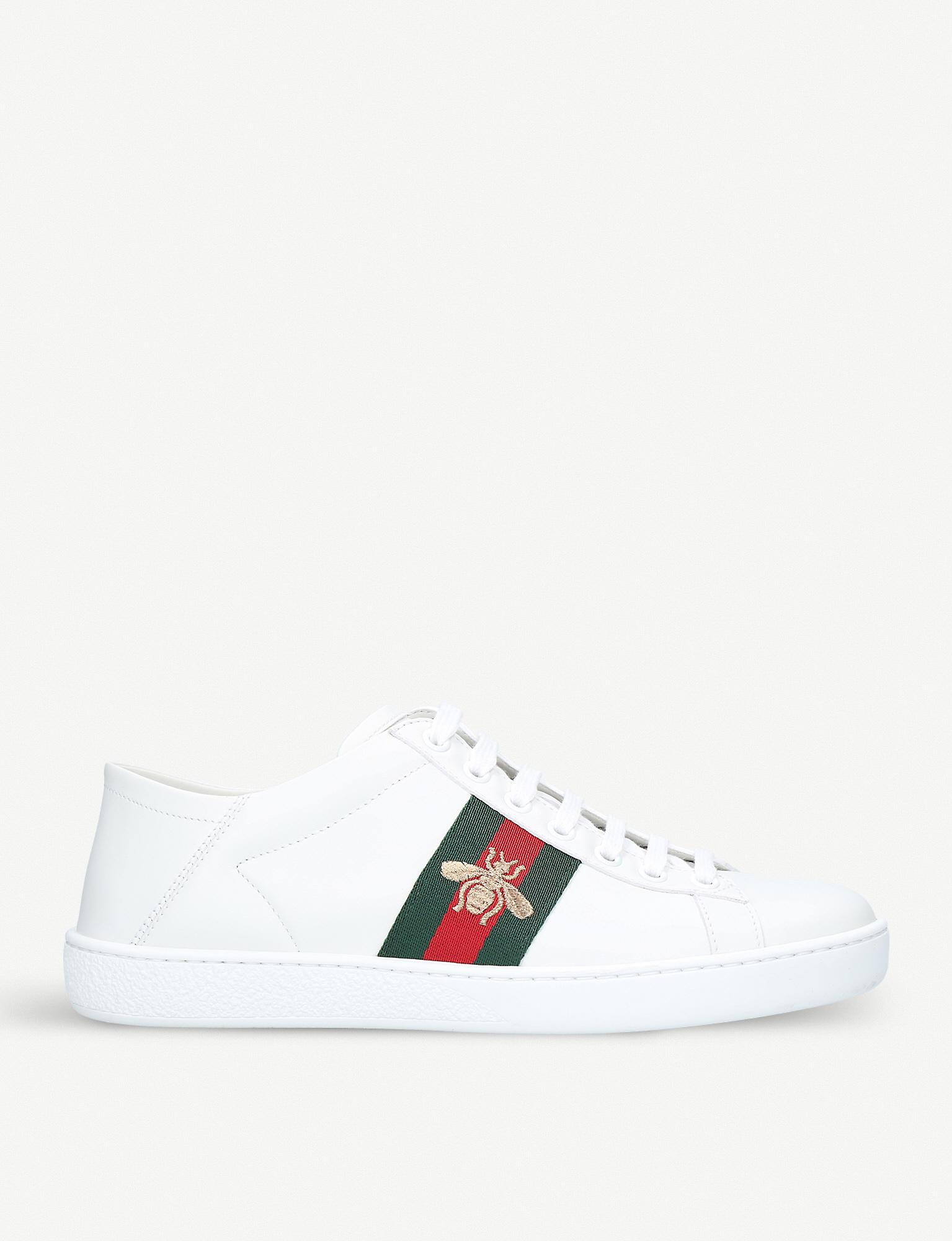 gucci bee trainers
