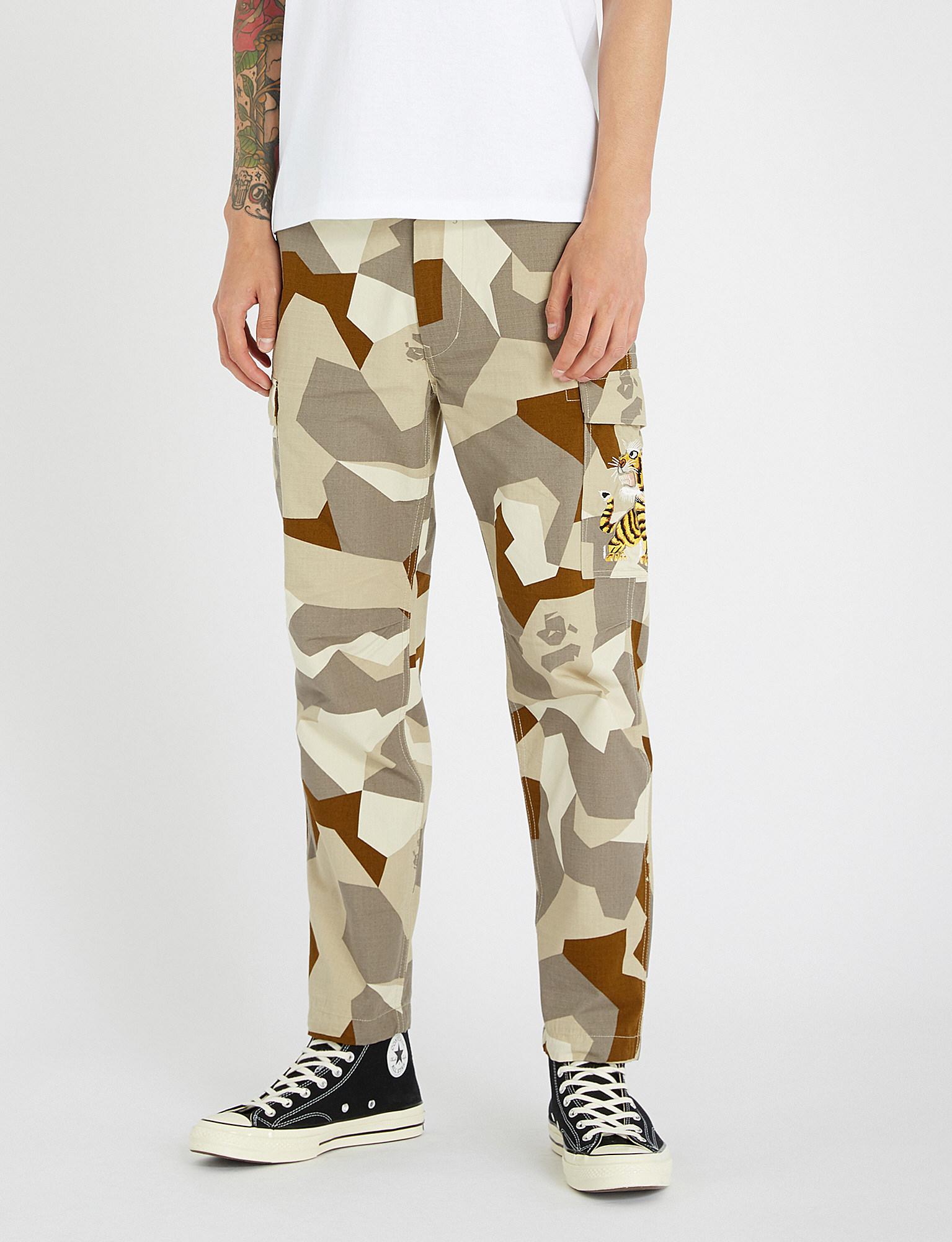 beige camo trousers