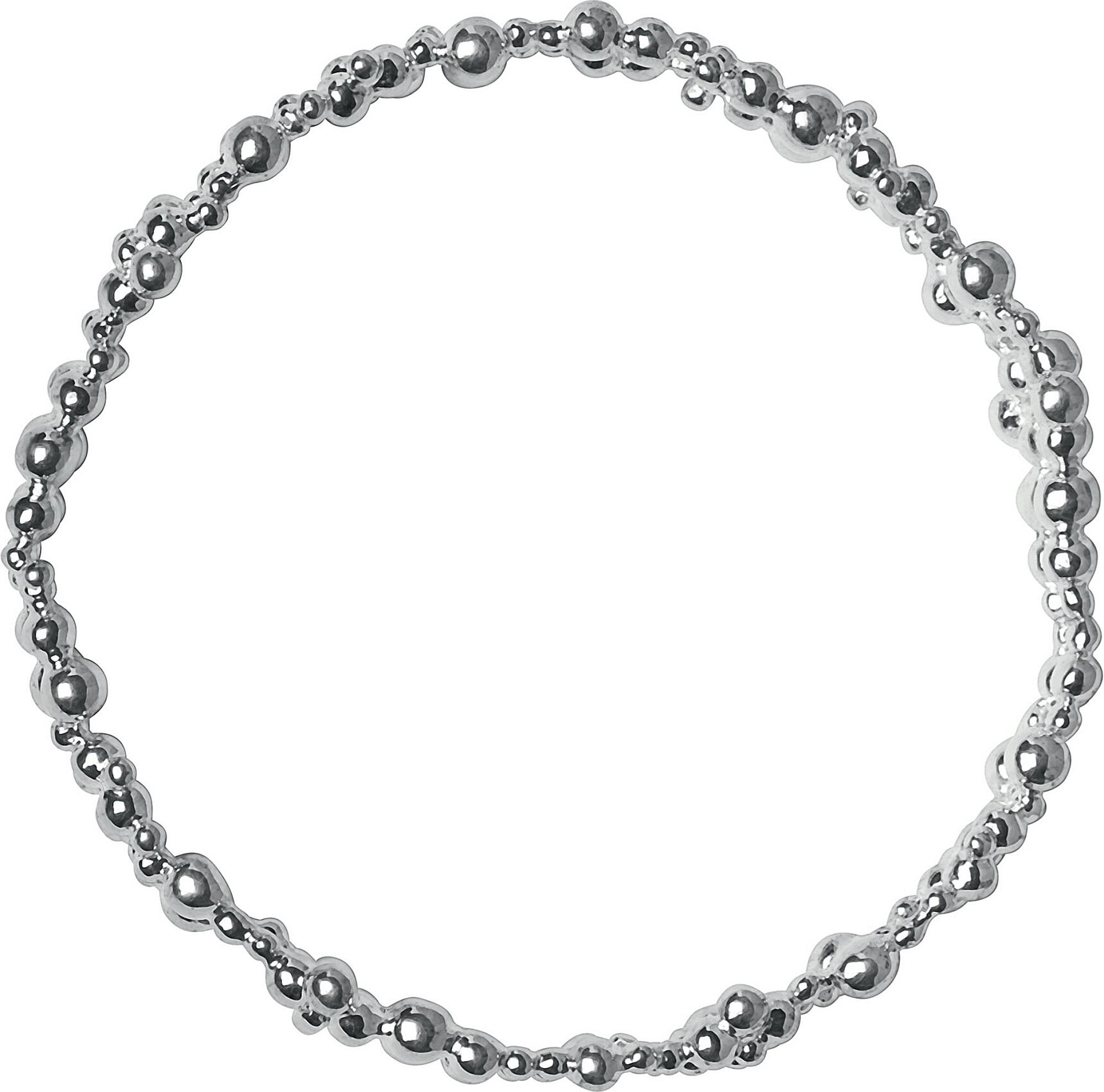Links Of London Effervescence Bubble Bangle In Silver Metallic Lyst