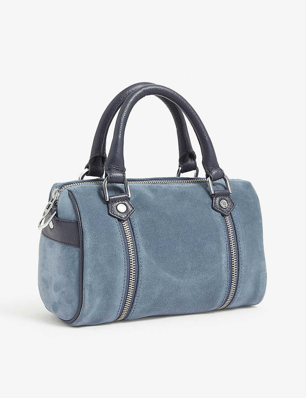 Zadig & Voltaire Xs Sunny Suede Bag in Blue Lyst