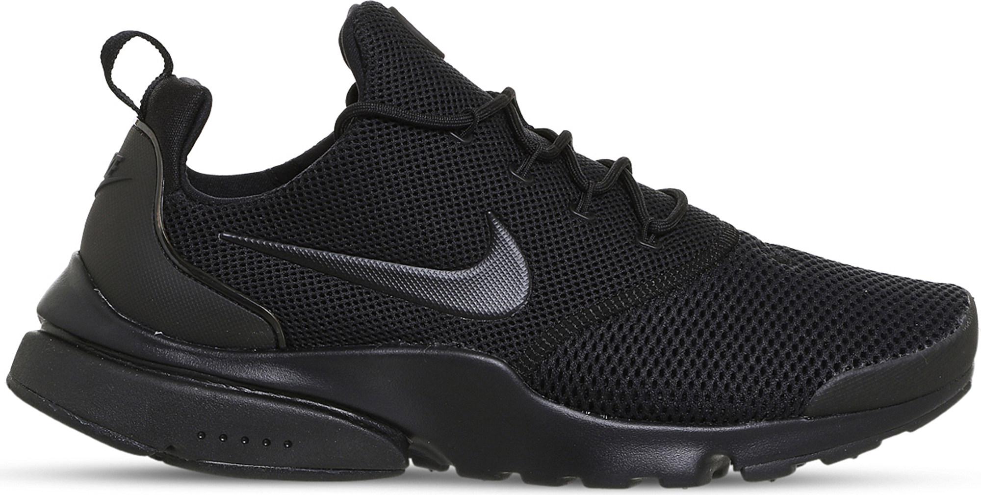 Nike Presto Fly Mesh Trainers in Black for Men | Lyst