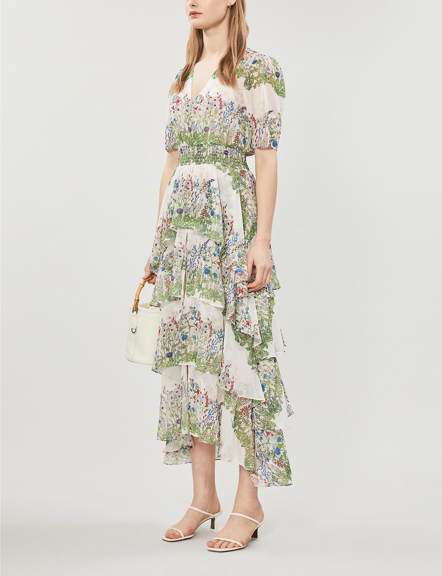 maje long dress with floral print, big buy UP TO 84% OFF - www.sweetpaws.gr