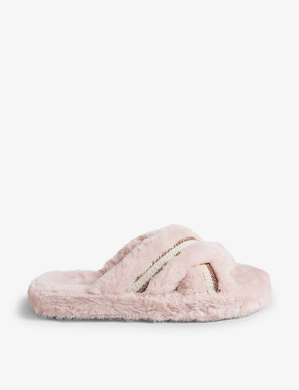 Pink ted sale baker slippers