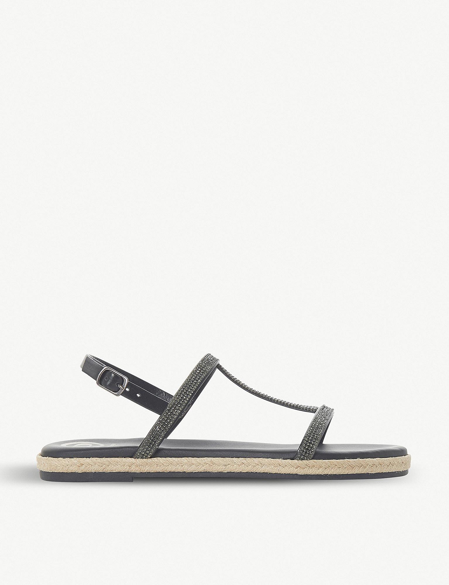 dune diamante flip flops