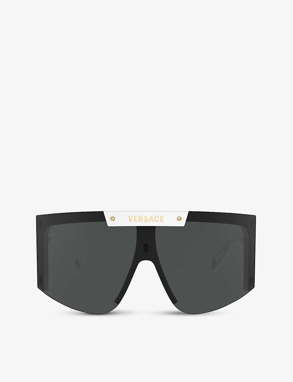 versace white frame sunglasses