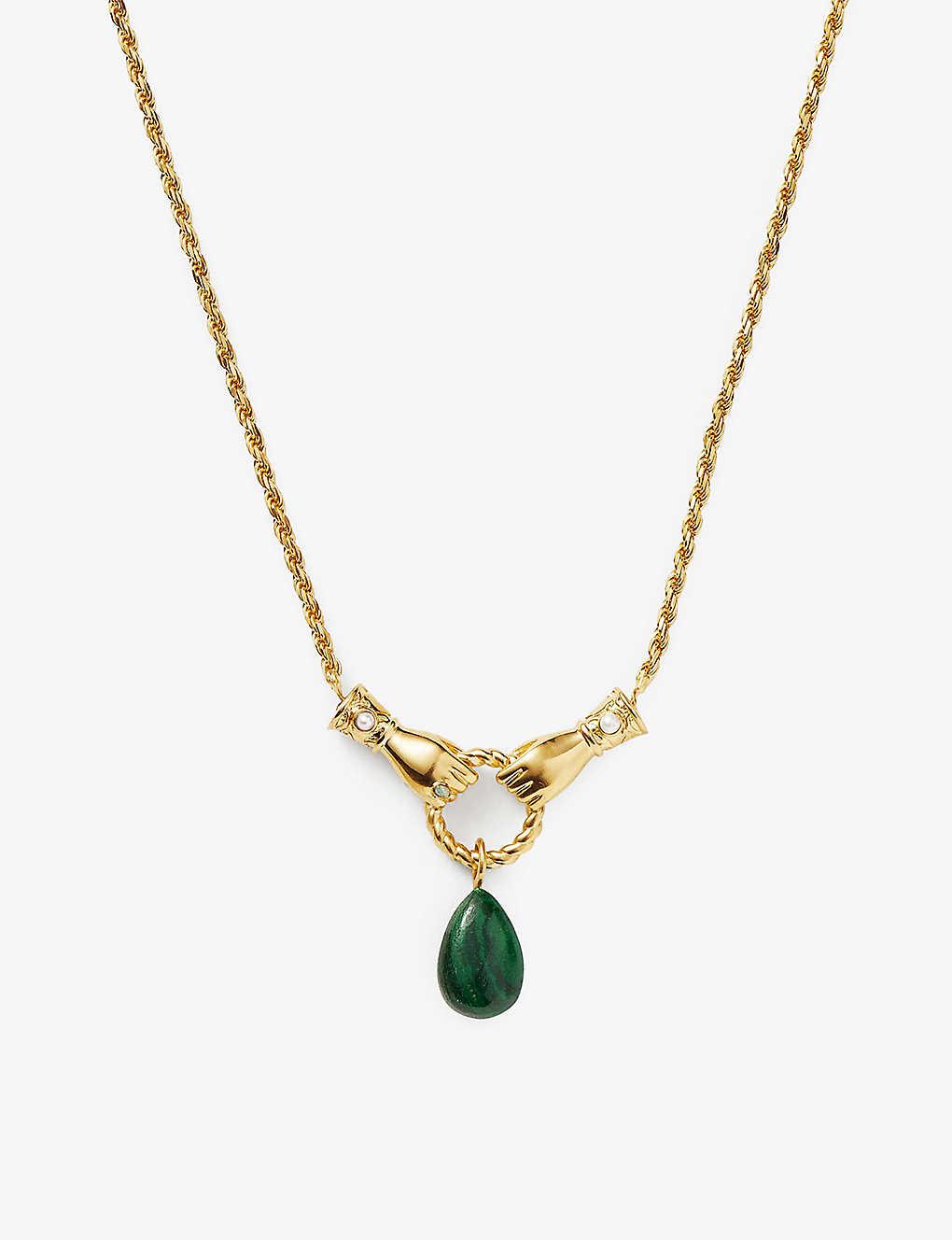 Missoma X Harris Reed In Good Hands 18ct Yellow plated Vermeil