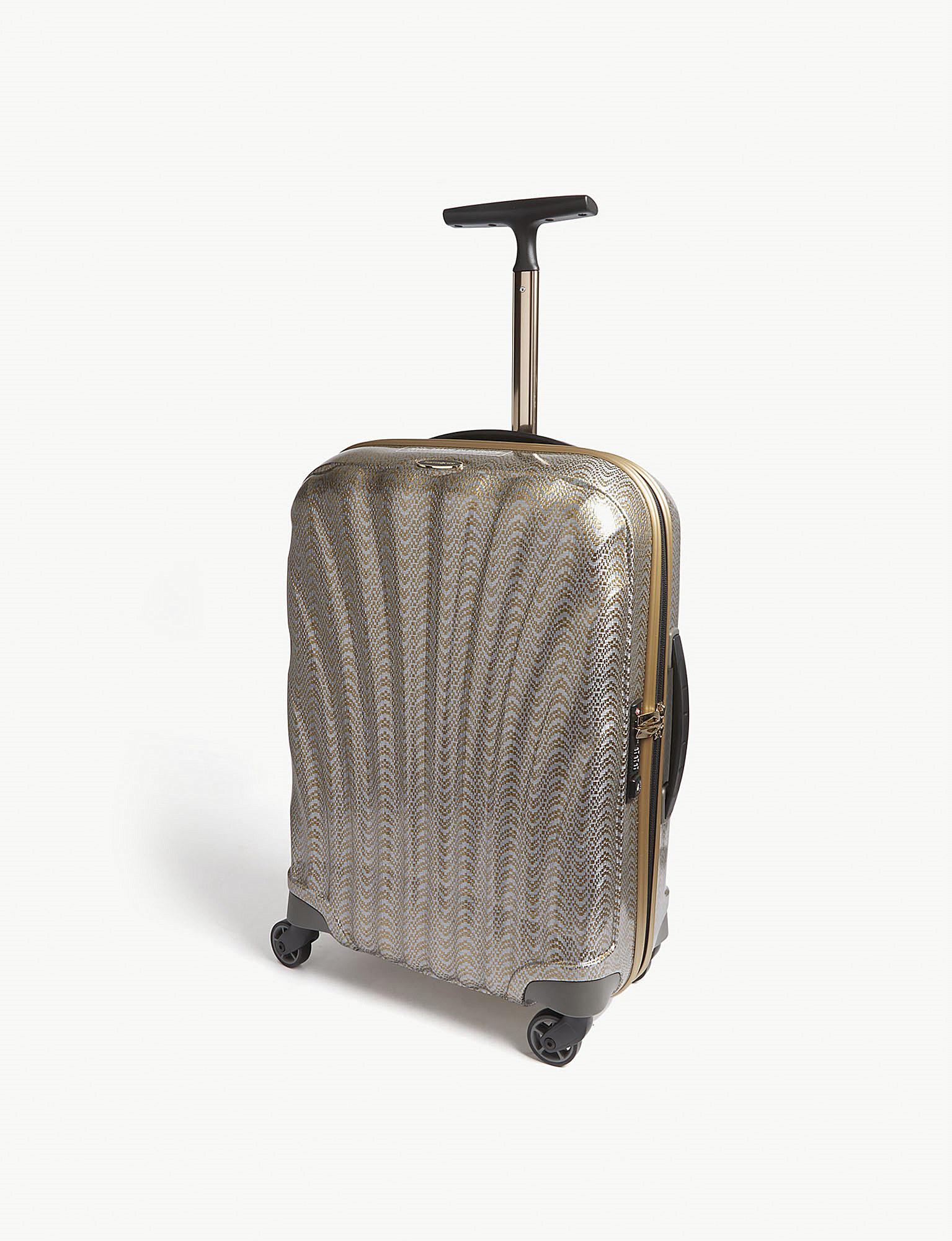 Samsonite Cosmolite Four-wheel Cabin Suitcase 55cm in Gold/Silver  (Metallic) | Lyst