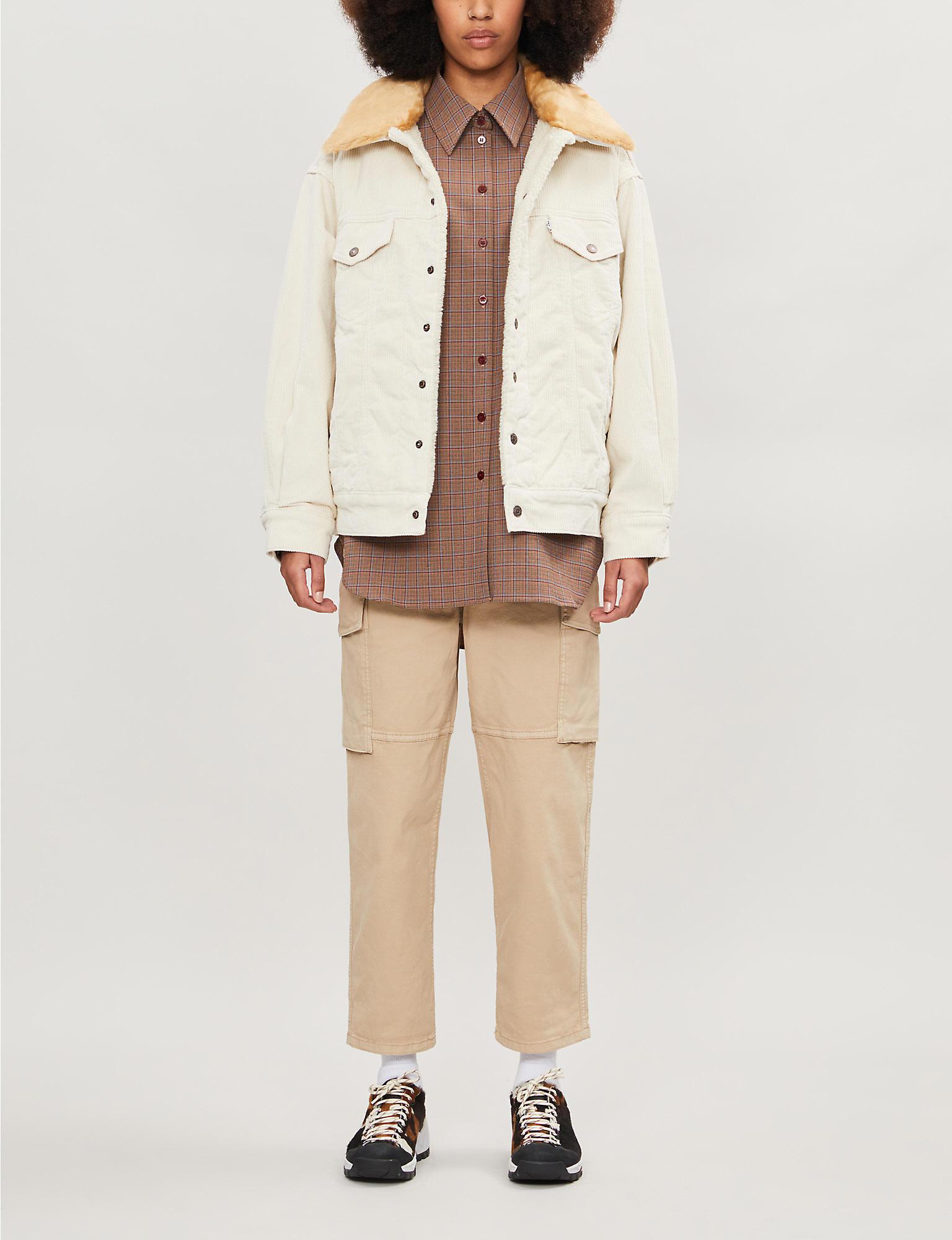 Oversized cord jacket Clearance