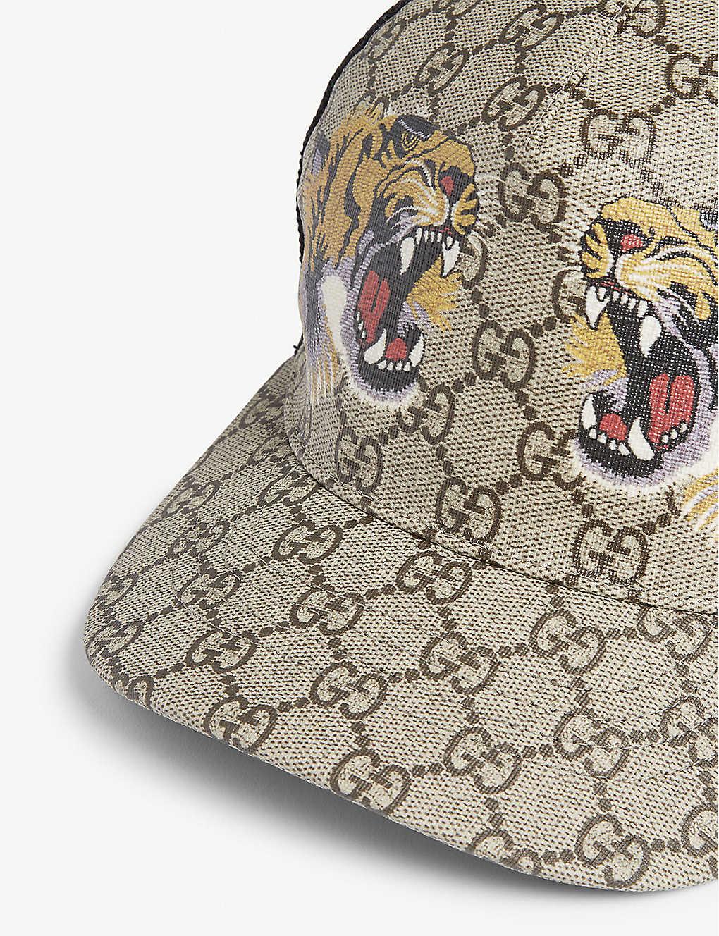 Gucci Tiger Baseball Cap in Beige (Brown) for Men - Save 46% - Lyst