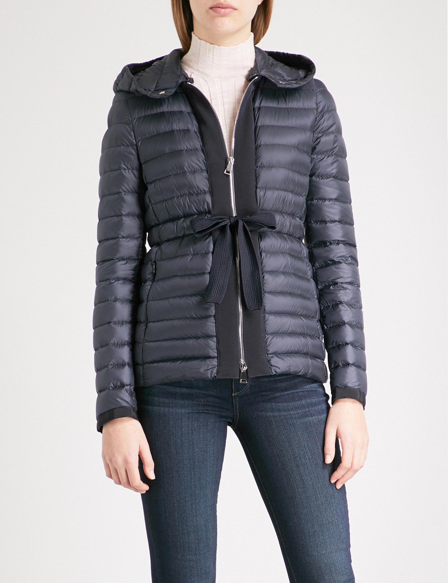 moncler red black jacket
