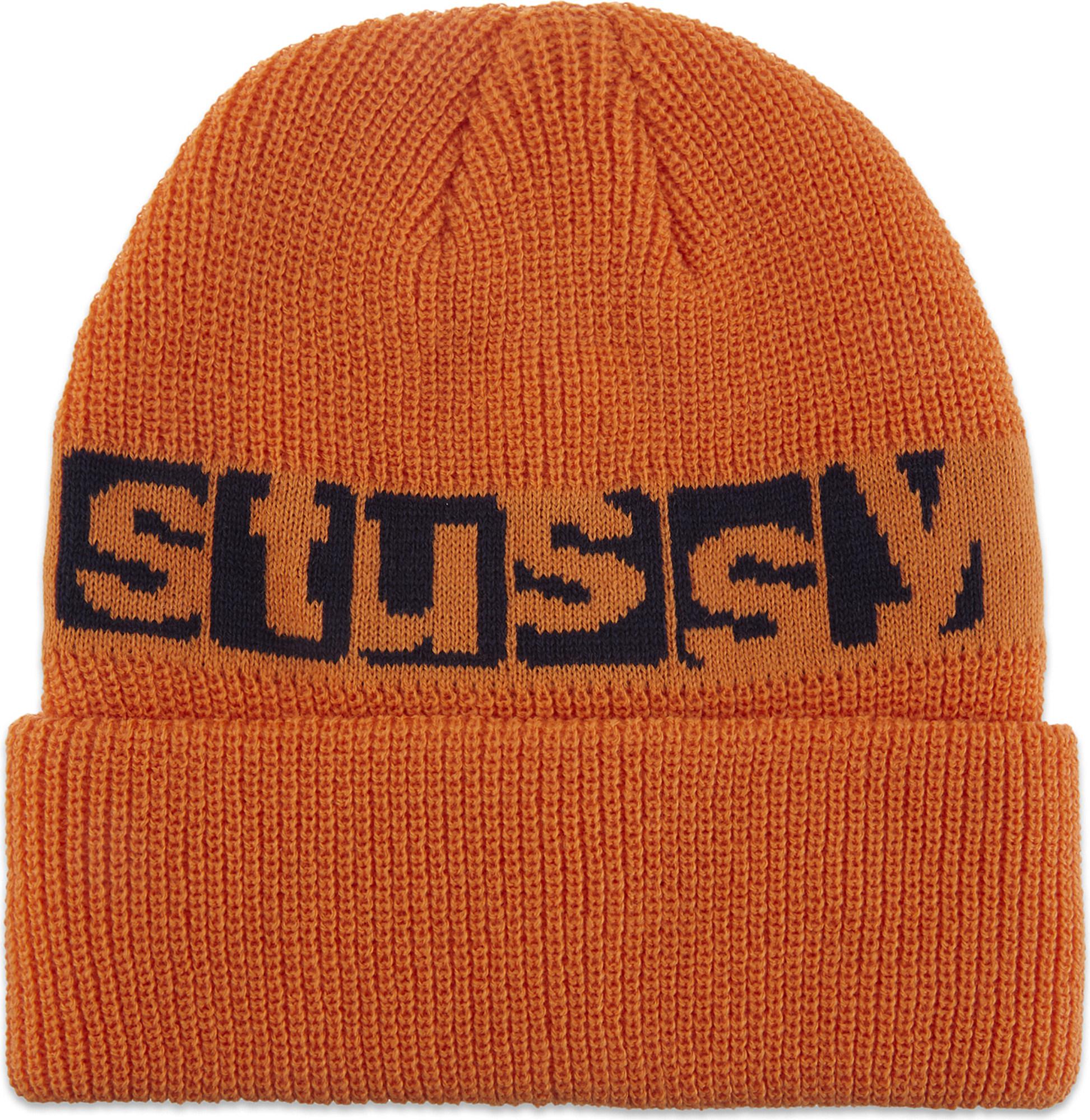 stussy beanie orange