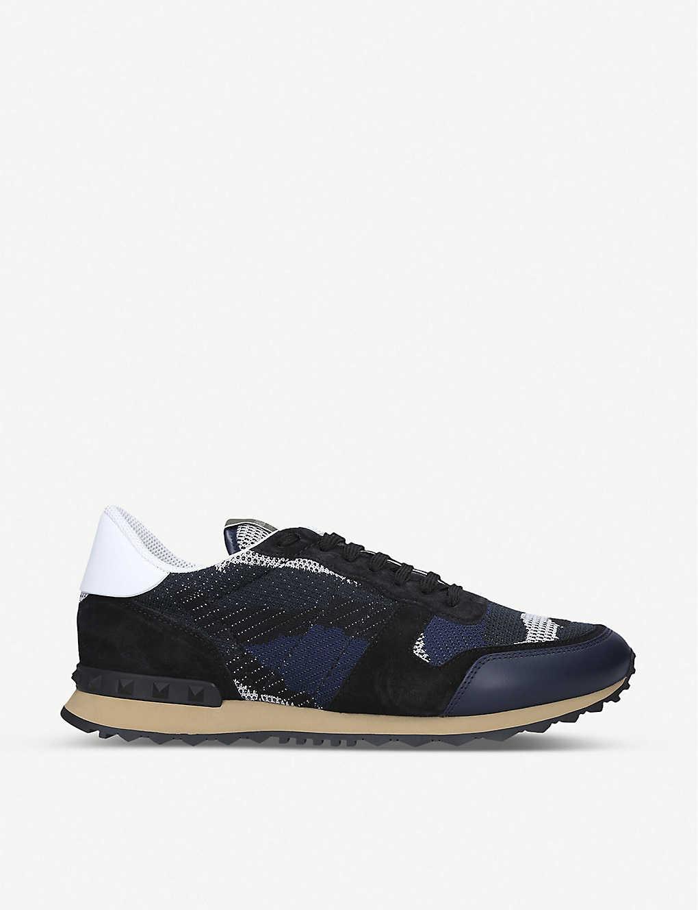 navy valentino trainers