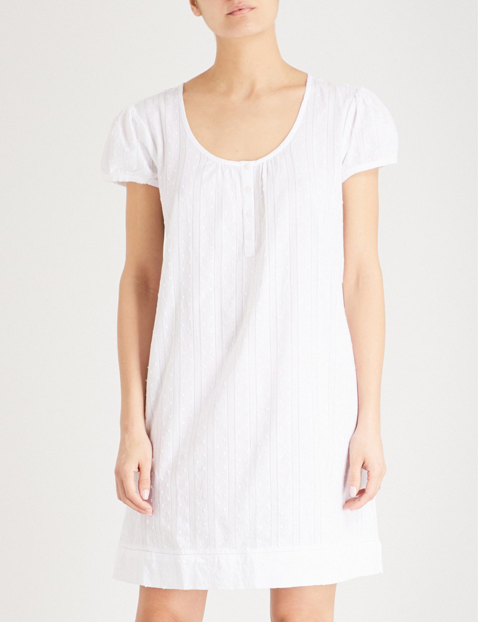 white company night dress